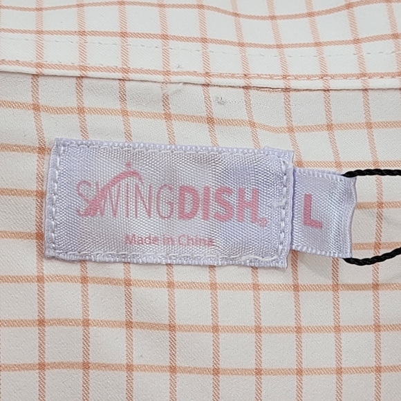 SwingDish Women's Safari Collection Caitlyn Stretch Button Front Top - L - Picture 4 of 8